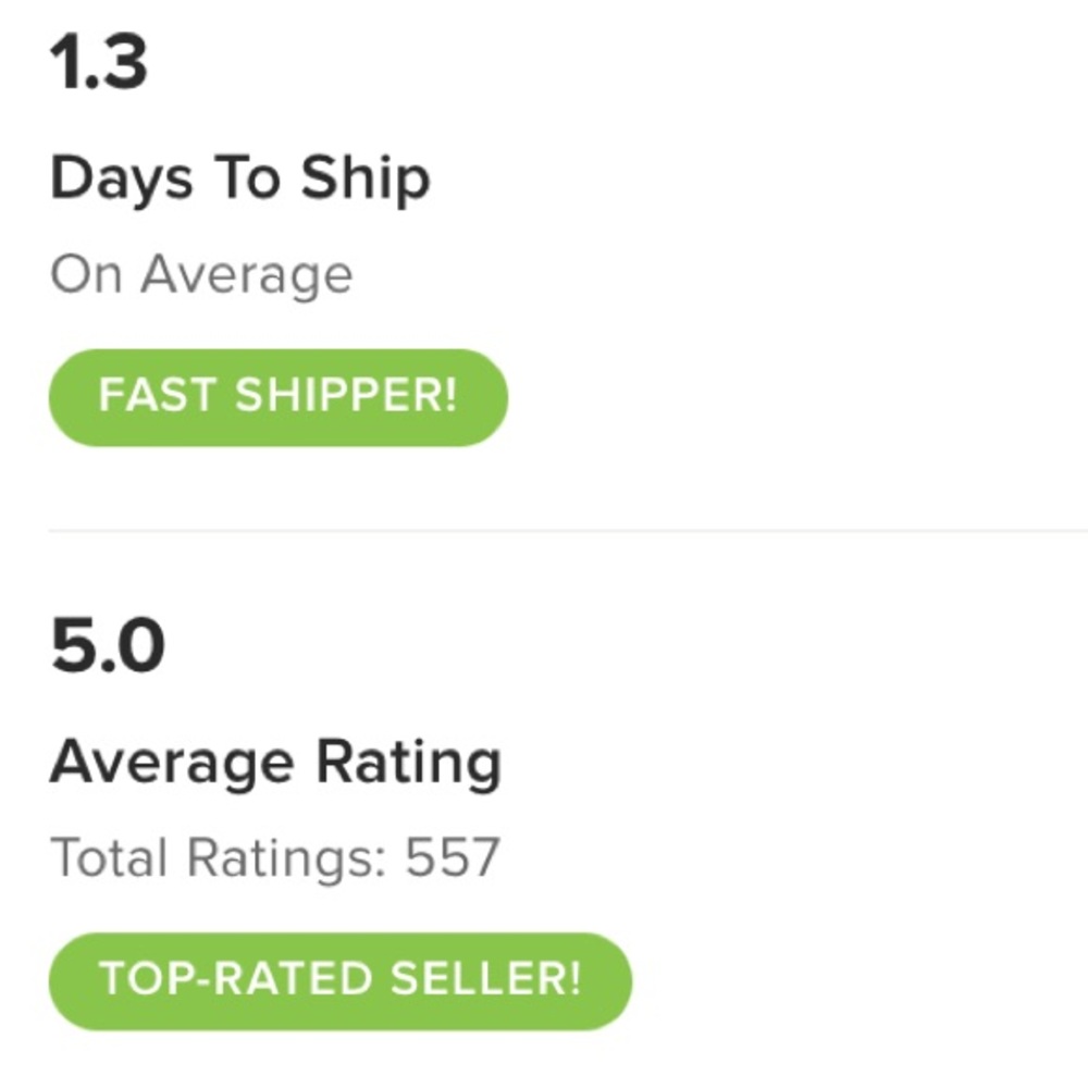 Top Rated, Fast Shipper
